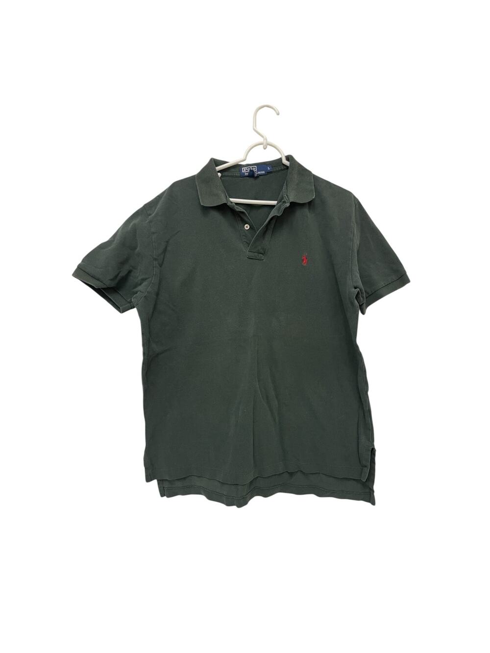 Polo By Ralph Lauren Polo Shirt Mens Size L Black Short Sleeve Collared Cotton